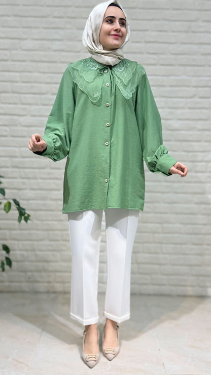 Miss Hece Bebe Yaka Gömlek 7577