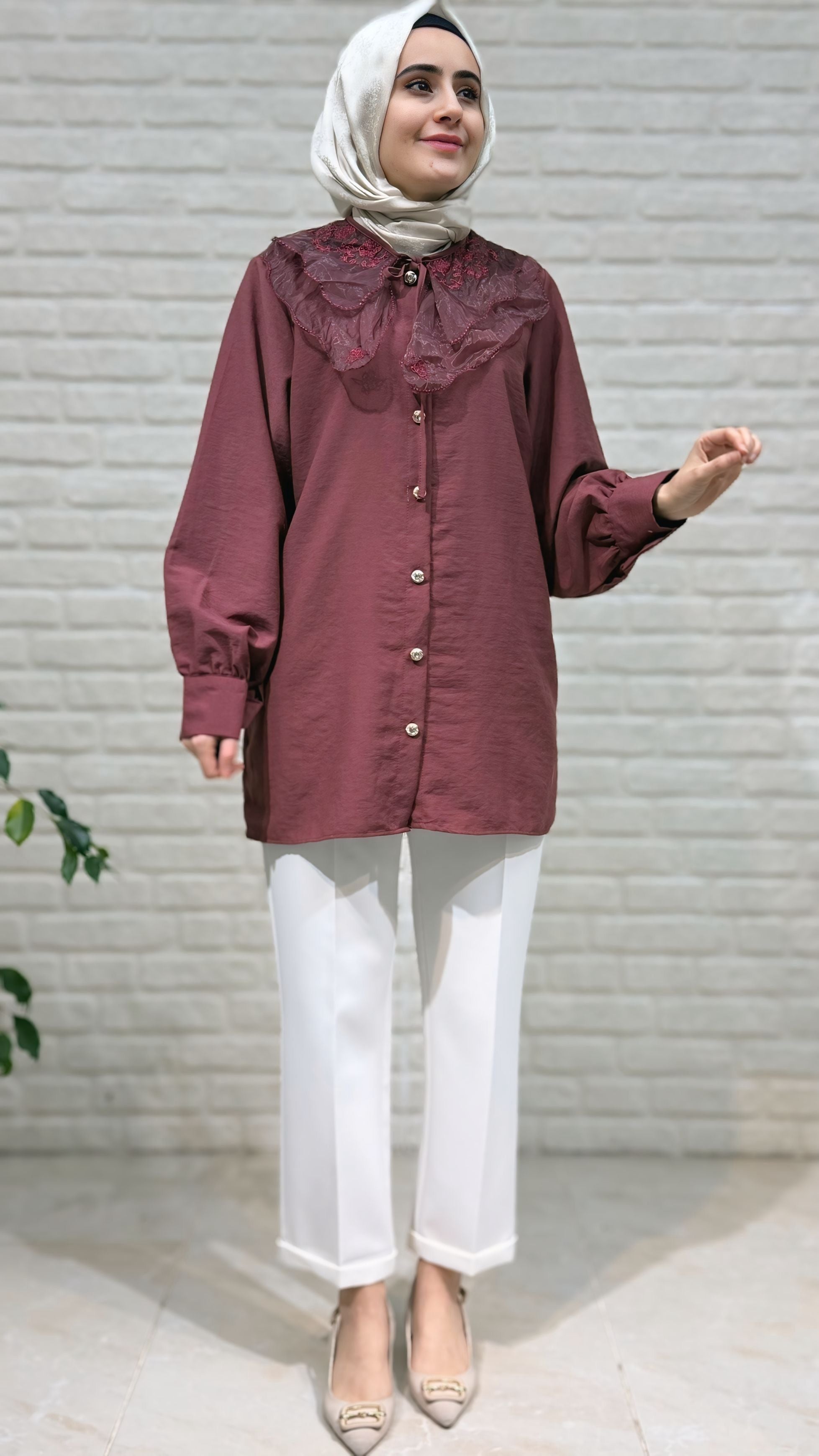 Miss Hece Bebe Yaka Gömlek 7577