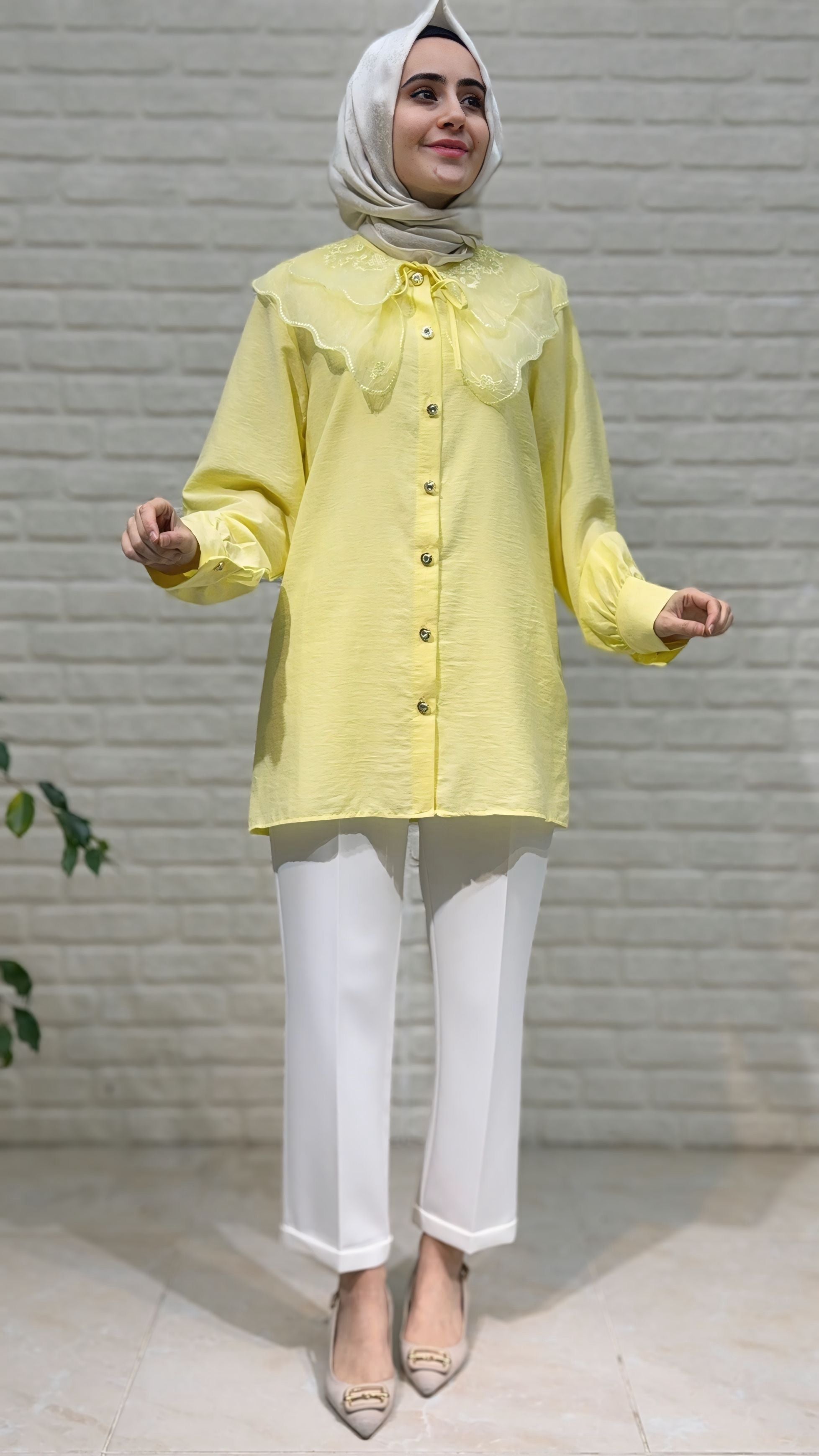 Miss Hece Bebe Yaka Gömlek 7577