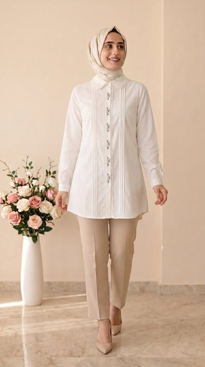 Nefise Dandel Fetaylı Tunik 260134
