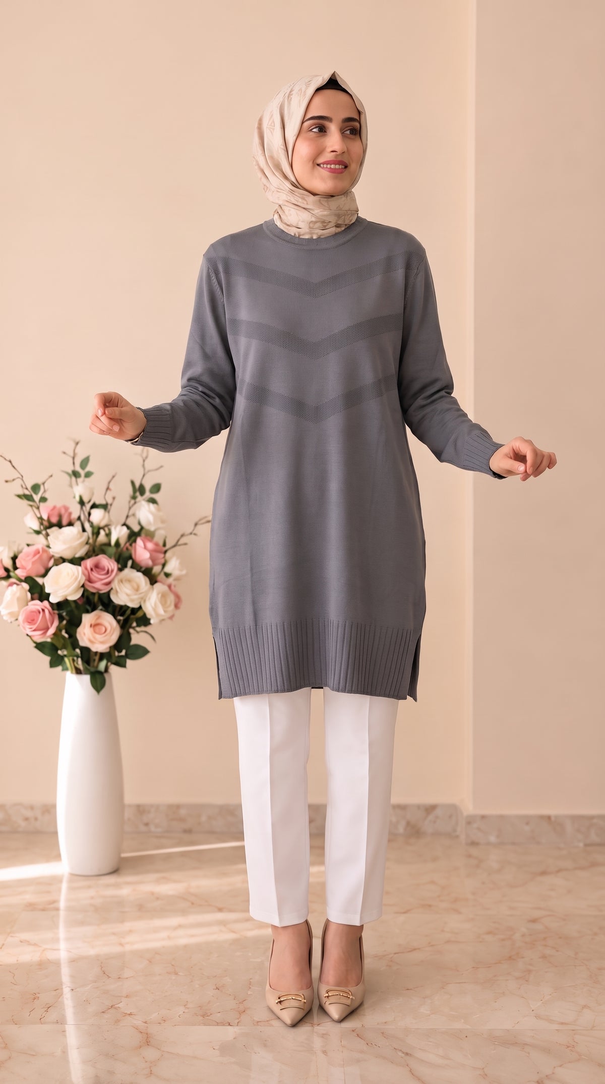 Beranisa  Soğuk İp Tunik 3404