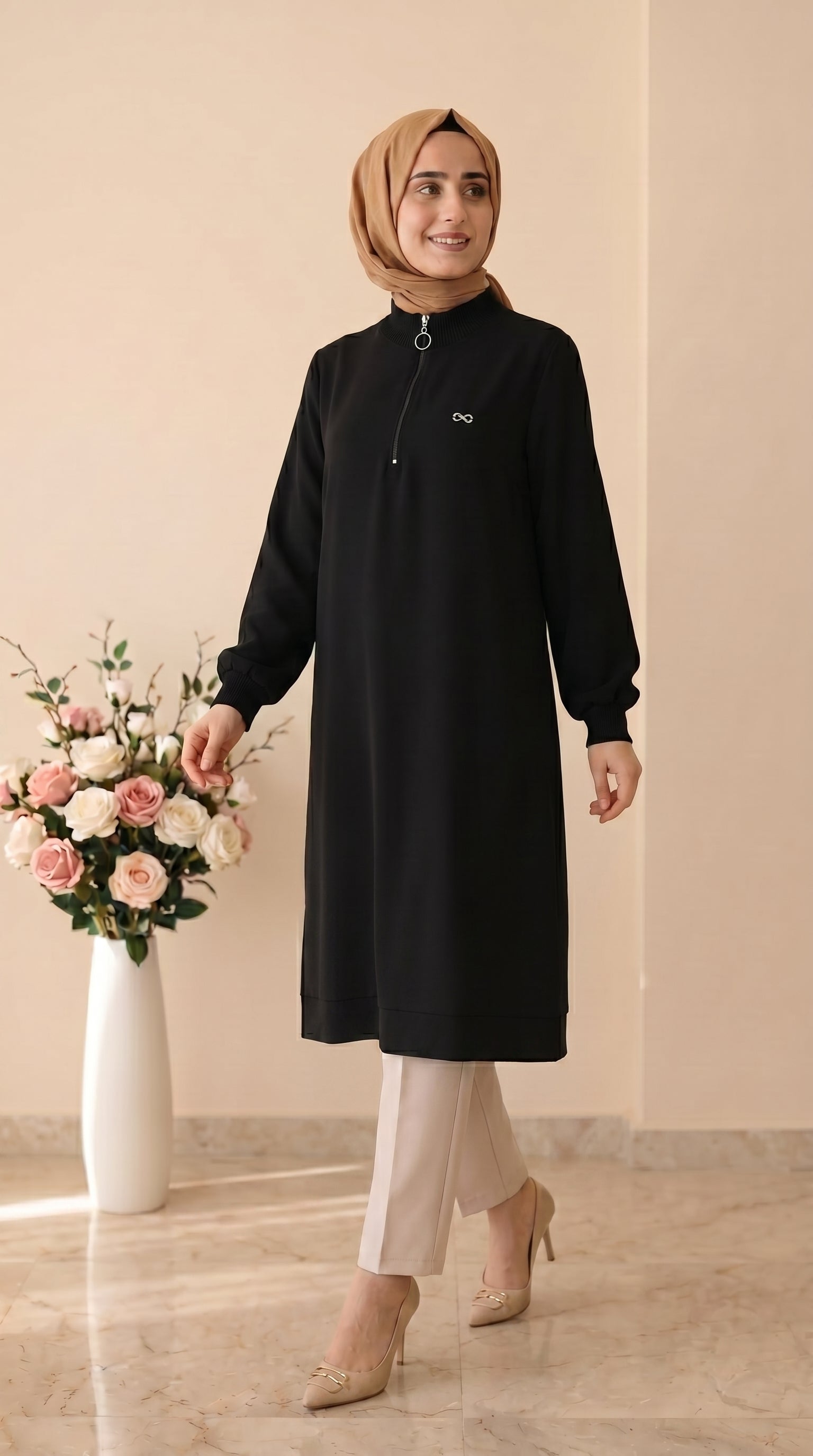 Kado Fermuar Detaylı Tunik 251491