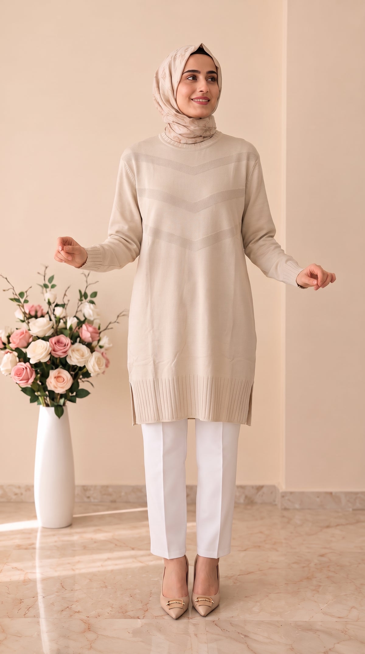 Beranisa  Soğuk İp Tunik 3404
