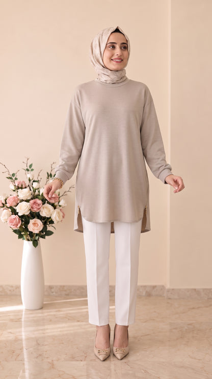Beranisa Fermuar Detaylı Tunik 4067