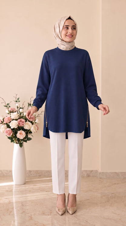 Beranisa Fermuar Detaylı Tunik 4067