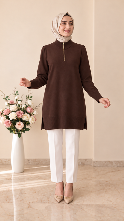 Kado Fermuarlı Tunik 268484