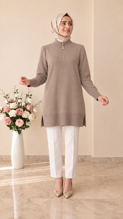 Kado Fermuarlı Tunik 268484