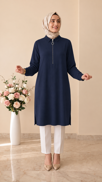 Kado Fermuarlı Uzun Tunik 268470