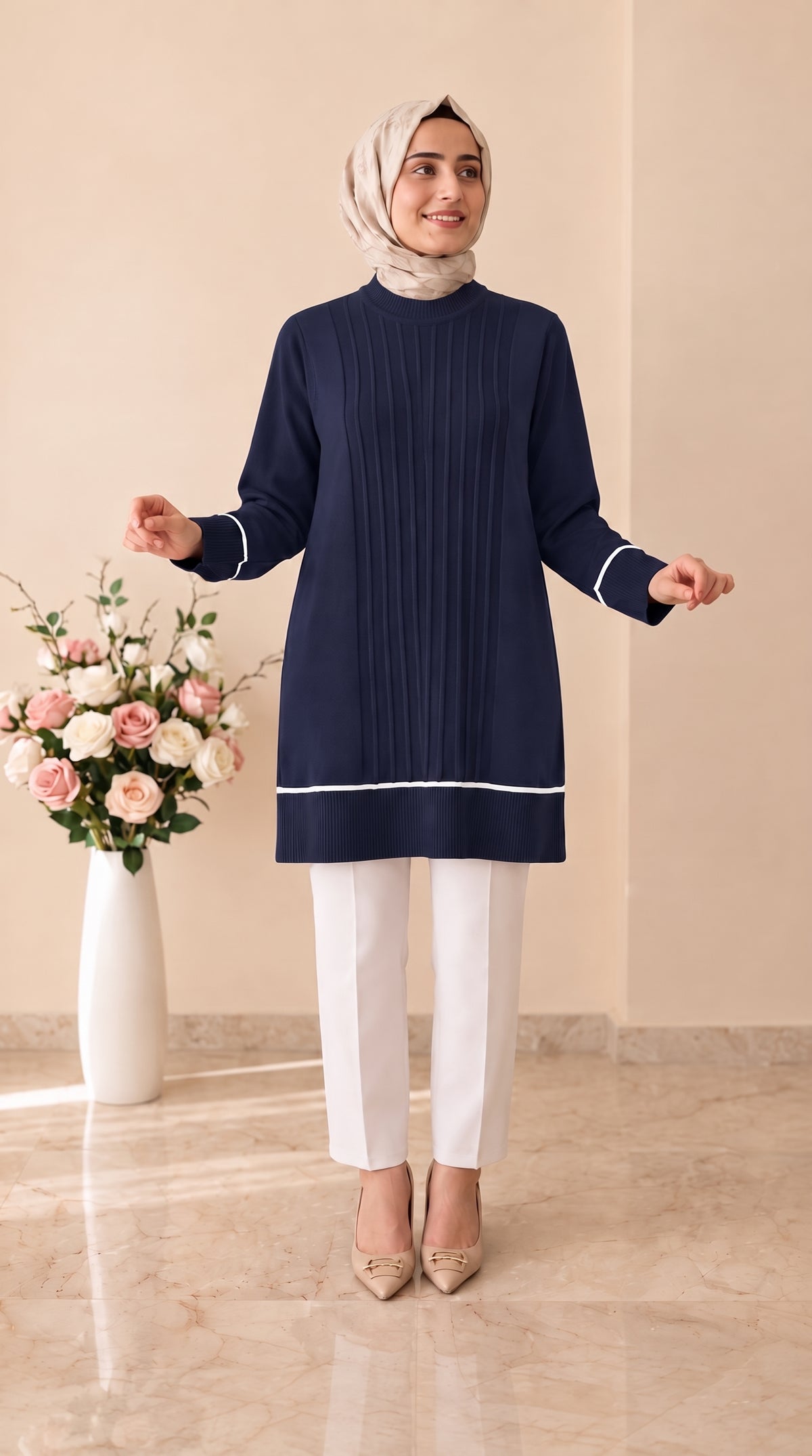 Kado Çizgi Detaylı Tunik 260072