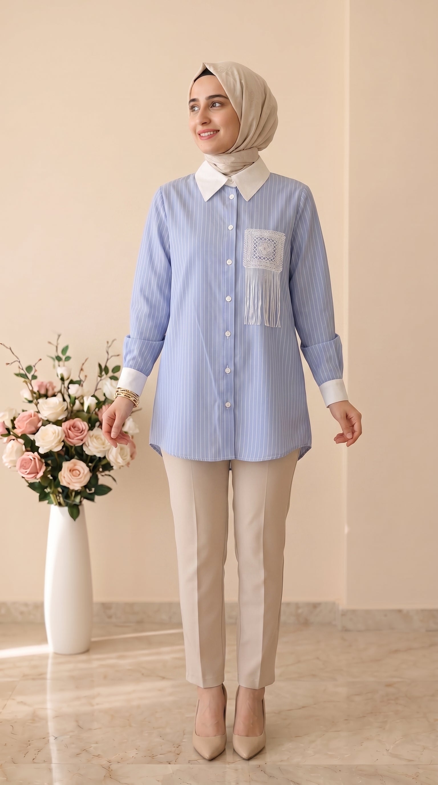 Doque Çizgili Tunik 10201