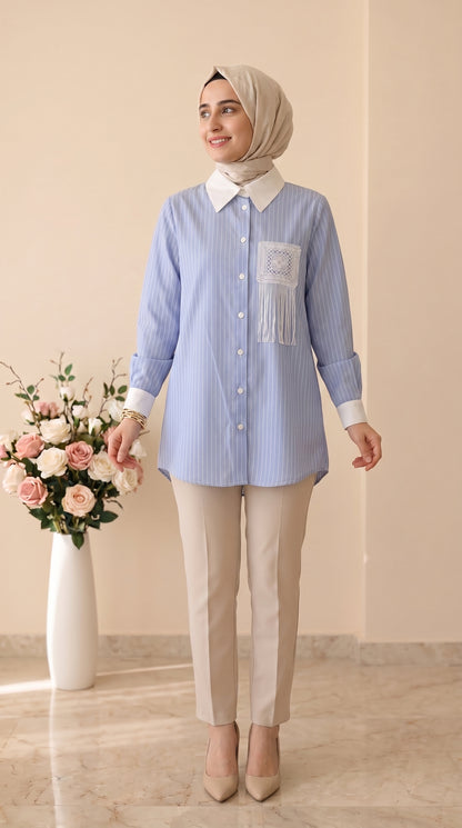 Doque Çizgili Tunik 10201