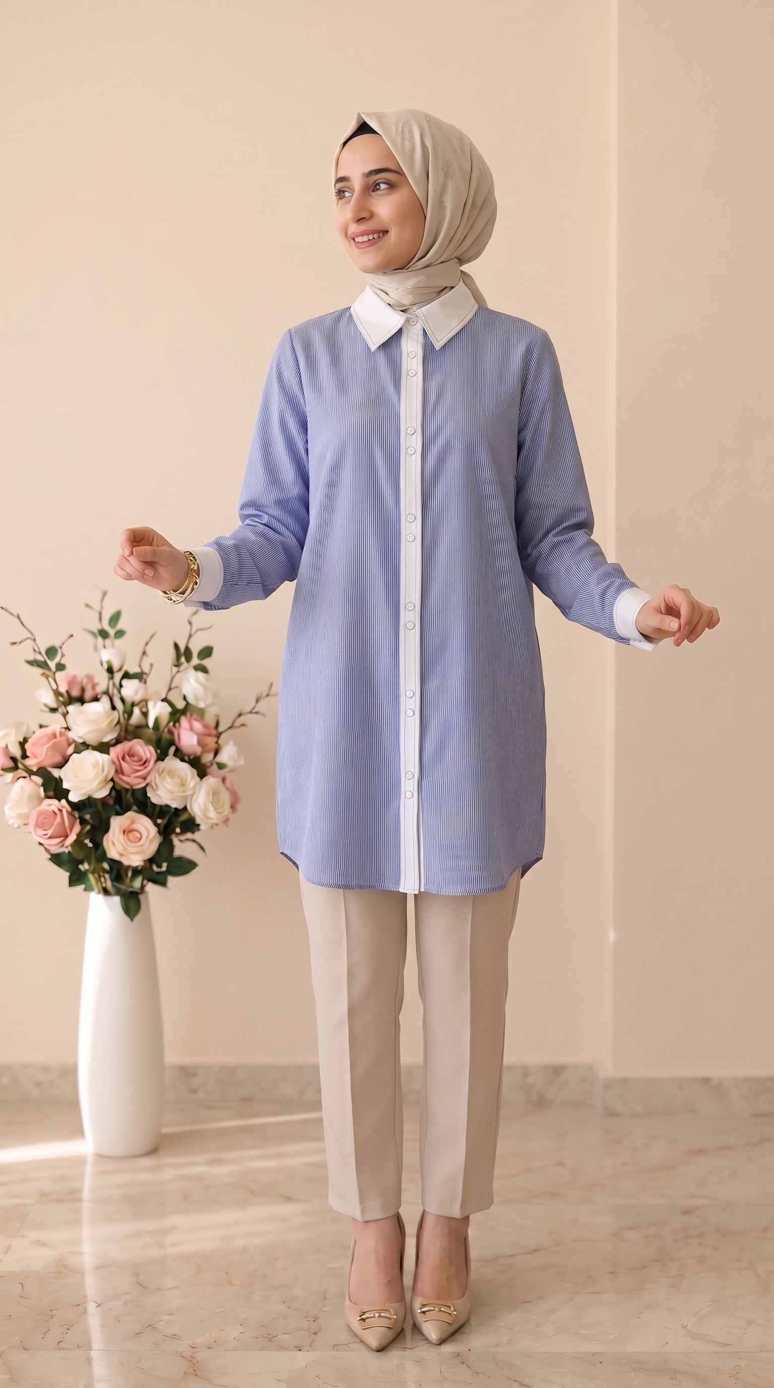 Doque Çizgili Tunik 61046