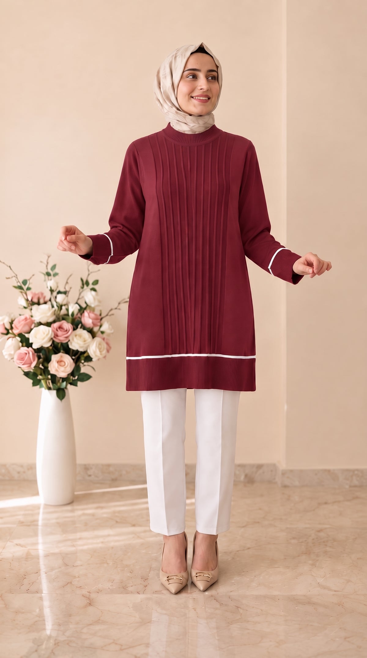 Kado Çizgi Detaylı Tunik 260072