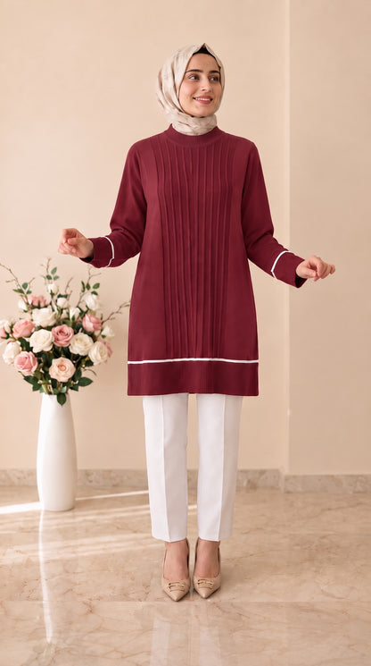 Kado Çizgi Detaylı Tunik 260072