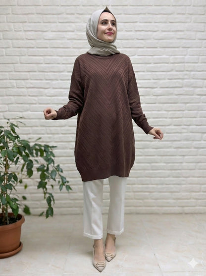 Beranisa Soğuk İp Tunik 3192