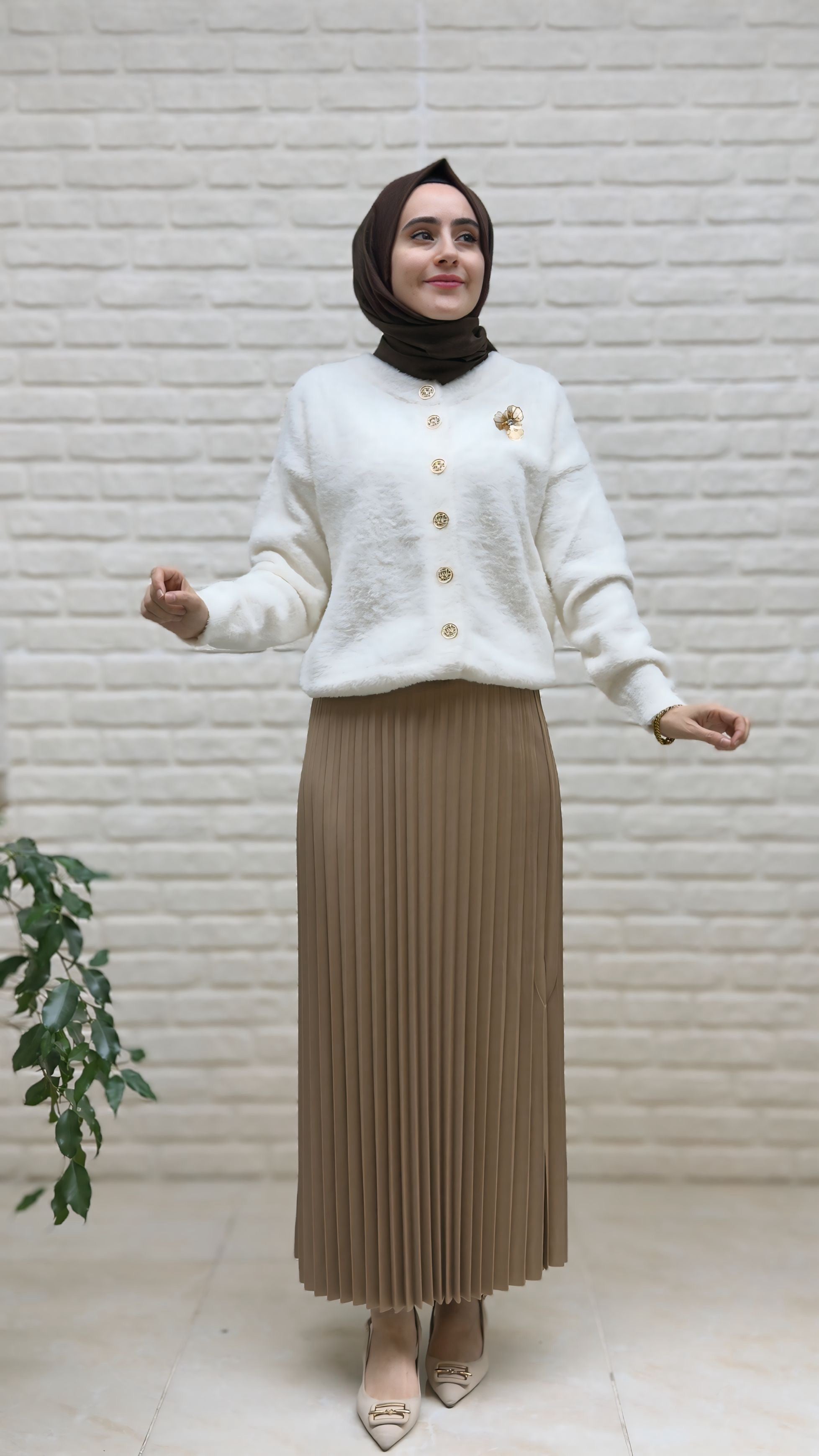 Beranisa Piliseli Etek 3975