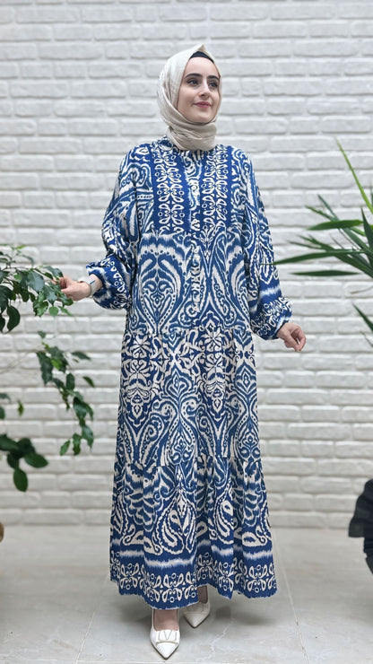 Beranisa %100 Pamuklu Elbise 3920