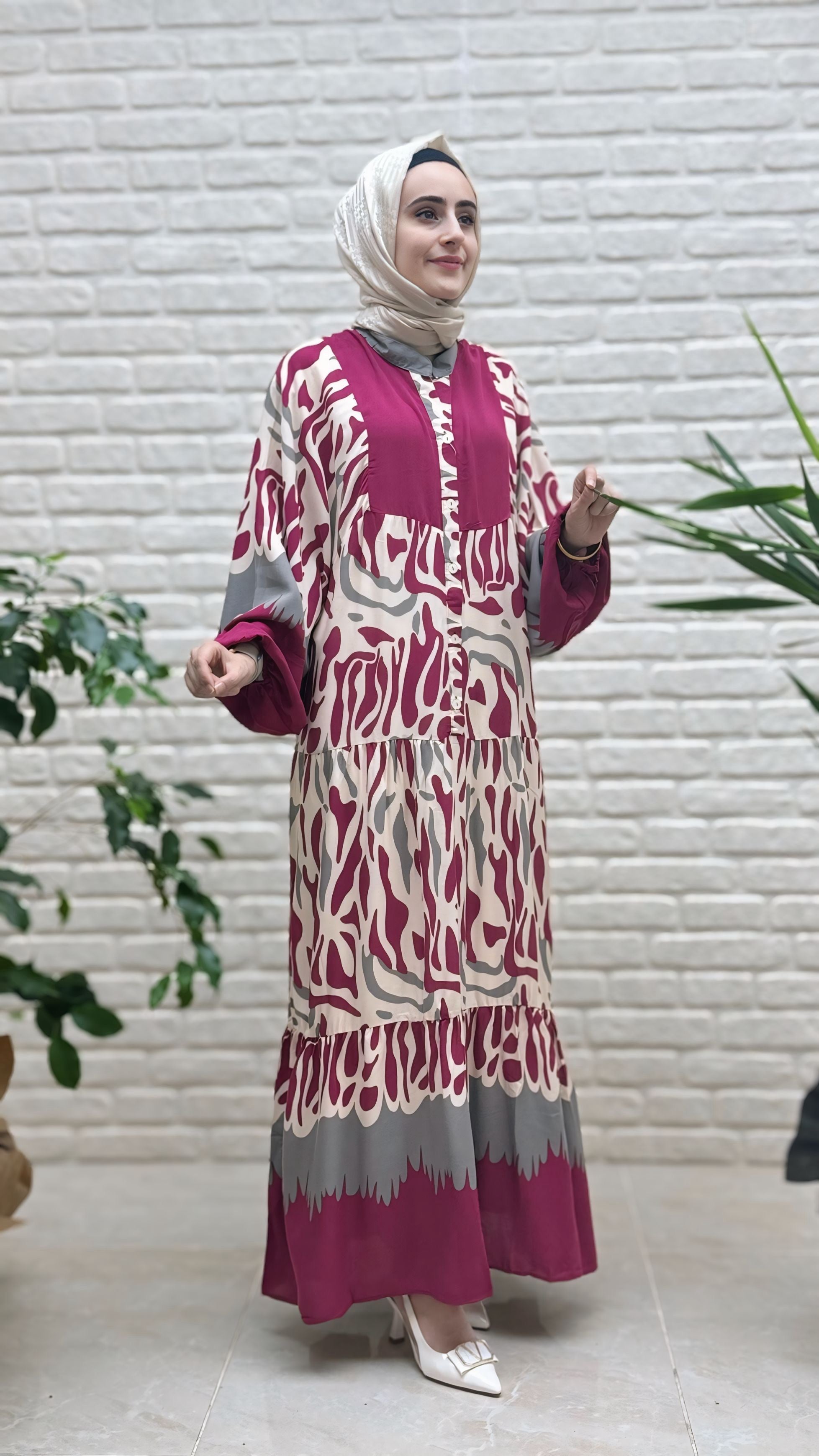 Beranisa %100 Pamuklu Elbise 3922