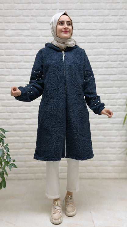 Beranisa Arkası Taş İşlemeli Kuzu Kap 3979