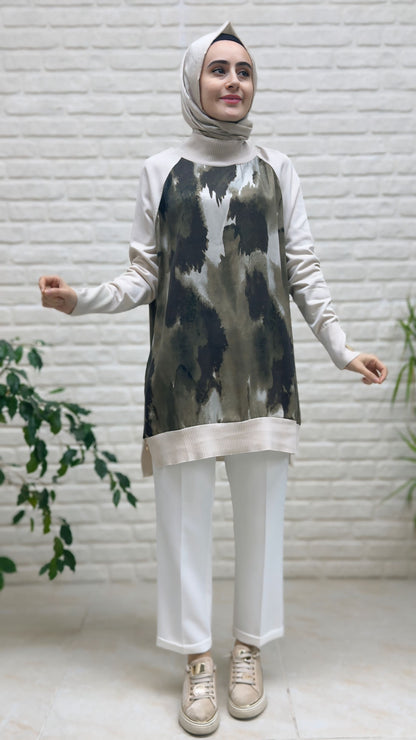 Beranisa İpek Kupra Soğukip Tunik 1279