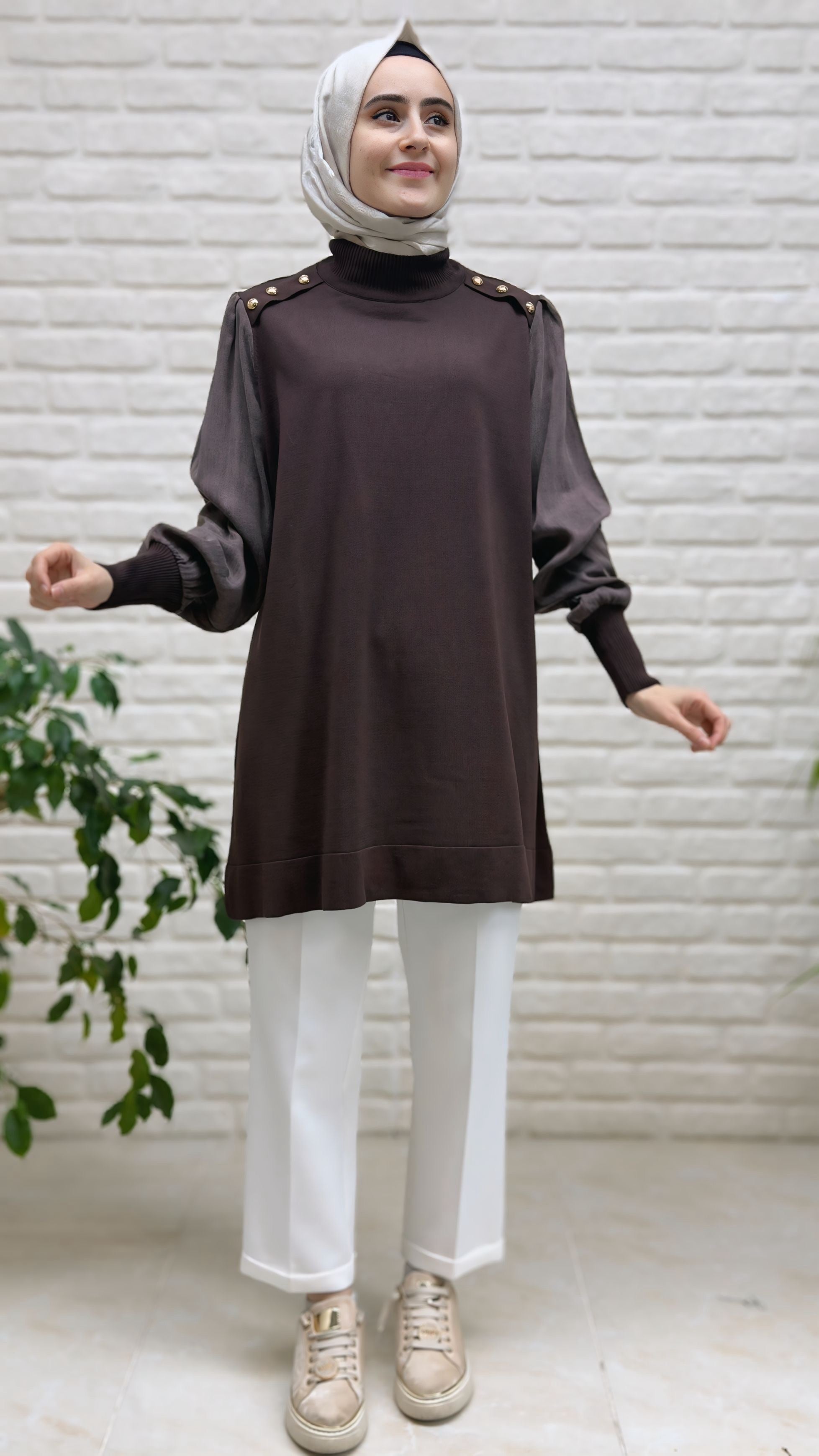 Beranisa İpek Kupra Tunik