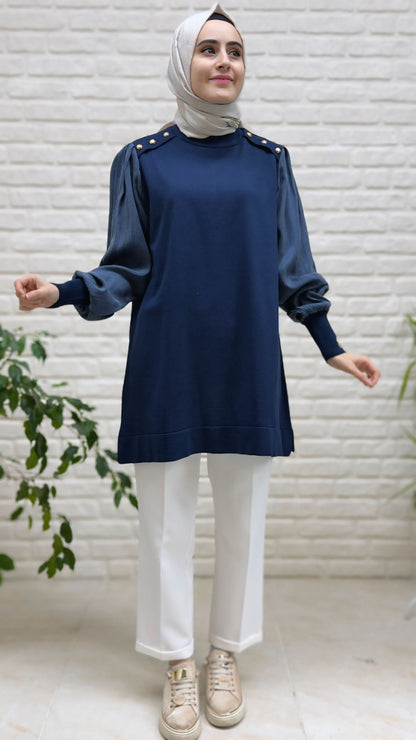 Beranisa İpek Kupra Tunik