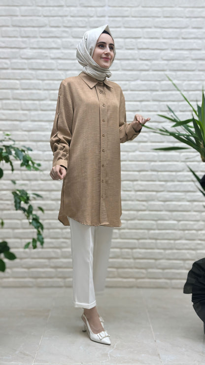 Beranisa Kolları Taş Detaylı Tunik 930