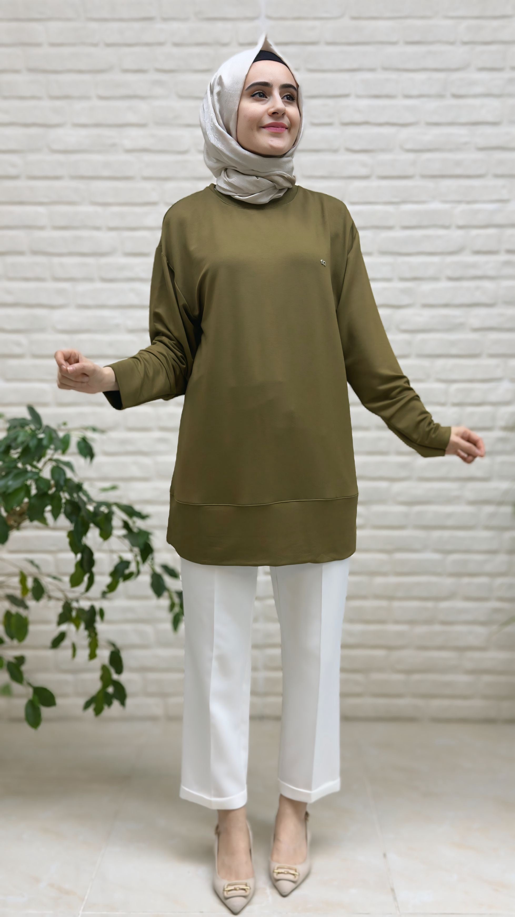 Kado Geniş Manşetli Tunik 257563