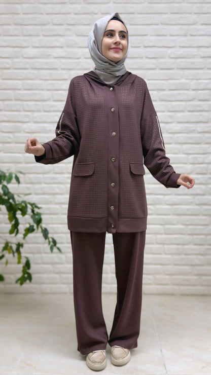Beranisa Taşlı Pantolonlu Takım 3995