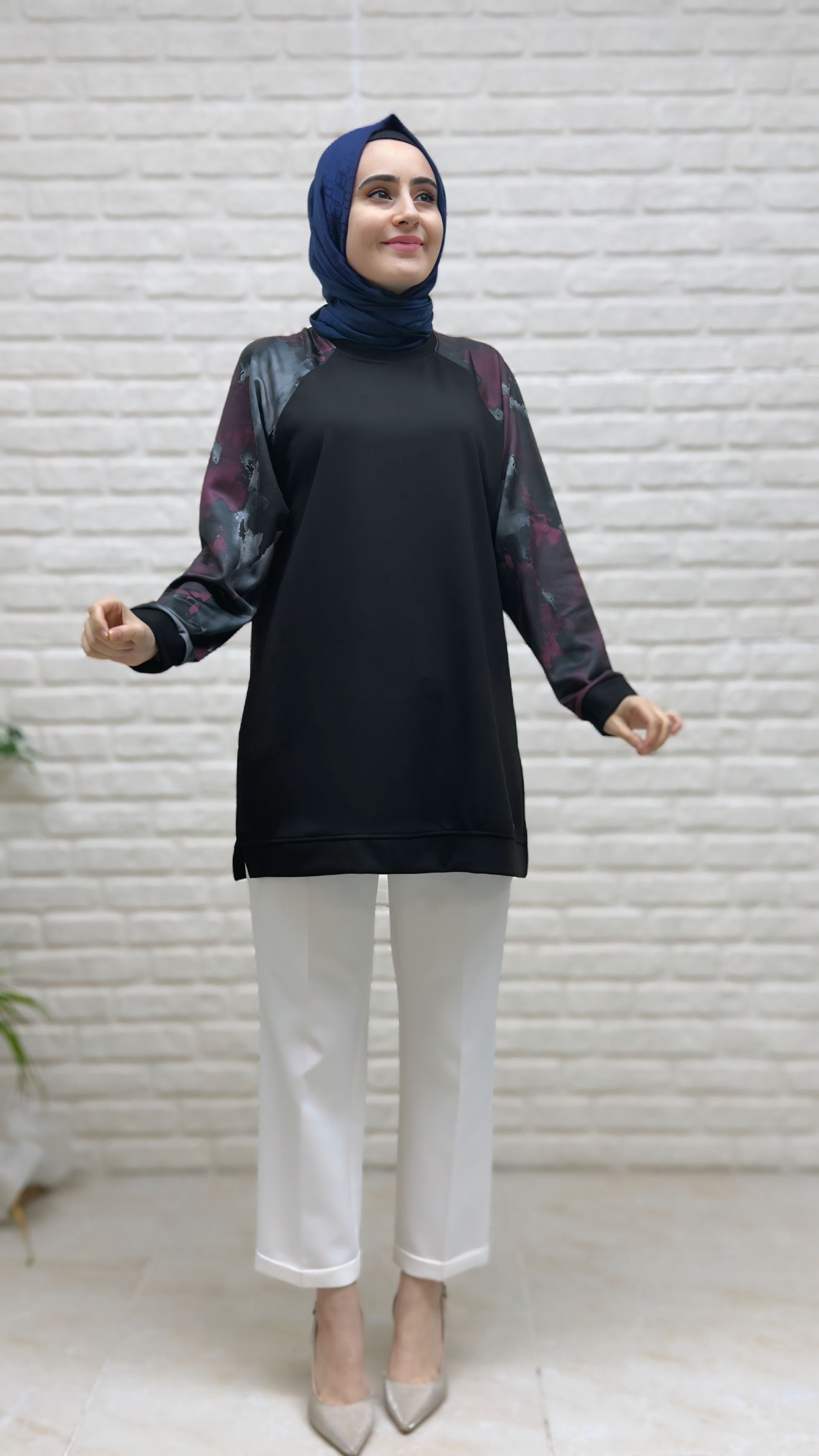 Beranisa Kolları Desenli Oysho Tunik 3999