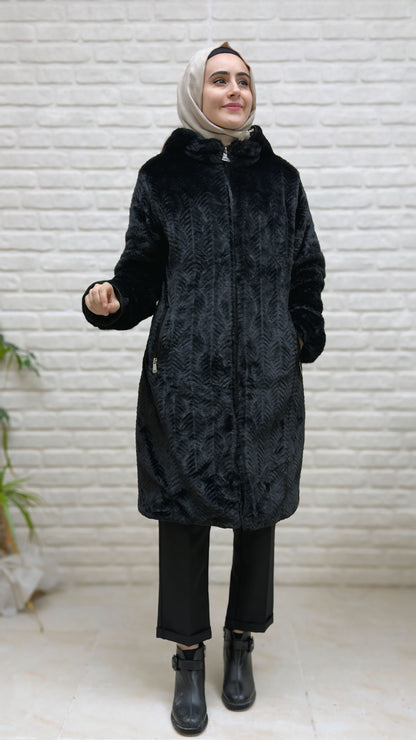 Kayra Kapüşonlu Çift Taraflı Mont 4001