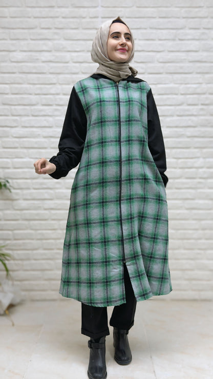 Beranisa Ekose Fermuarlı Kap 4003