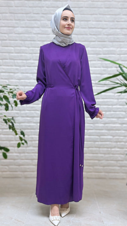 Armine Trend Beli Büzgü Elbise 25YT944