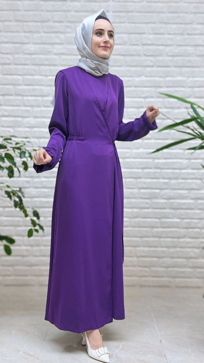 Armine Trend Beli Büzgü Elbise 25YT944