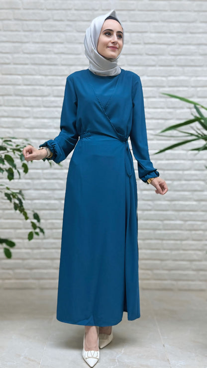 Armine Trend Beli Büzgü Elbise 25YT944