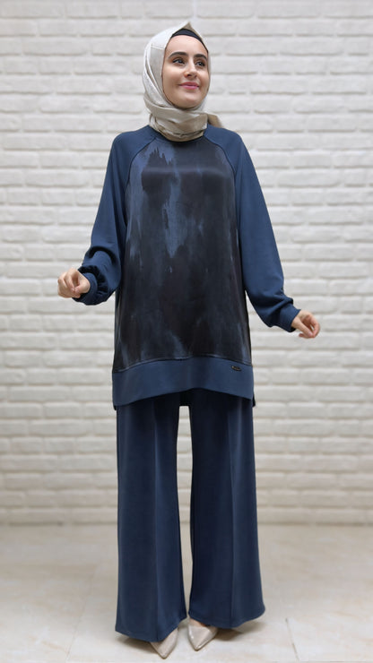 Tripen İpek Cupra Pantolonlu Takım 3431