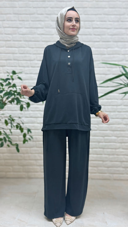 Eylül Kanguru Cepli Pantolonlu  Takım 1968