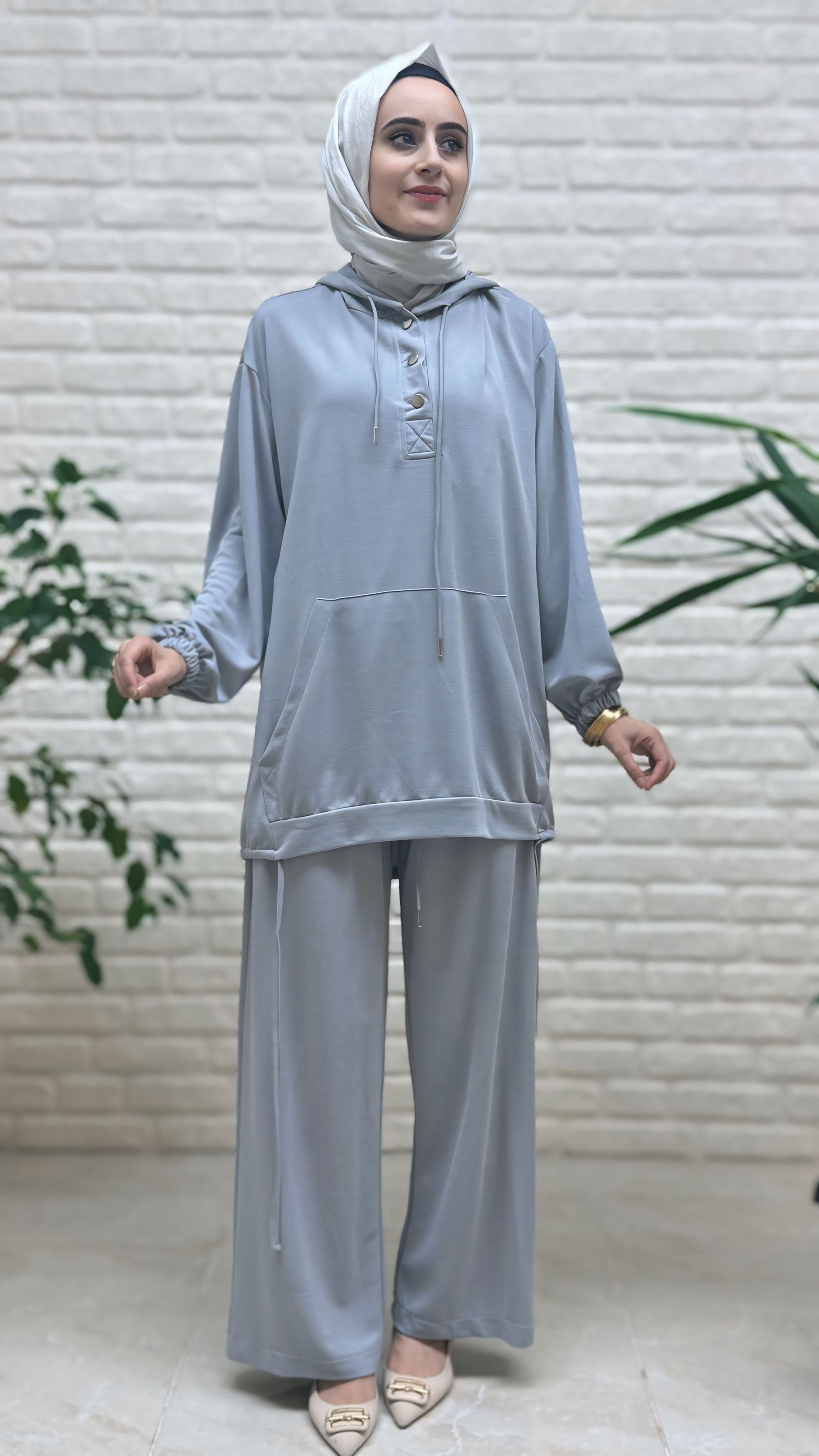 Eylül Kanguru Cepli Pantolonlu  Takım 1968