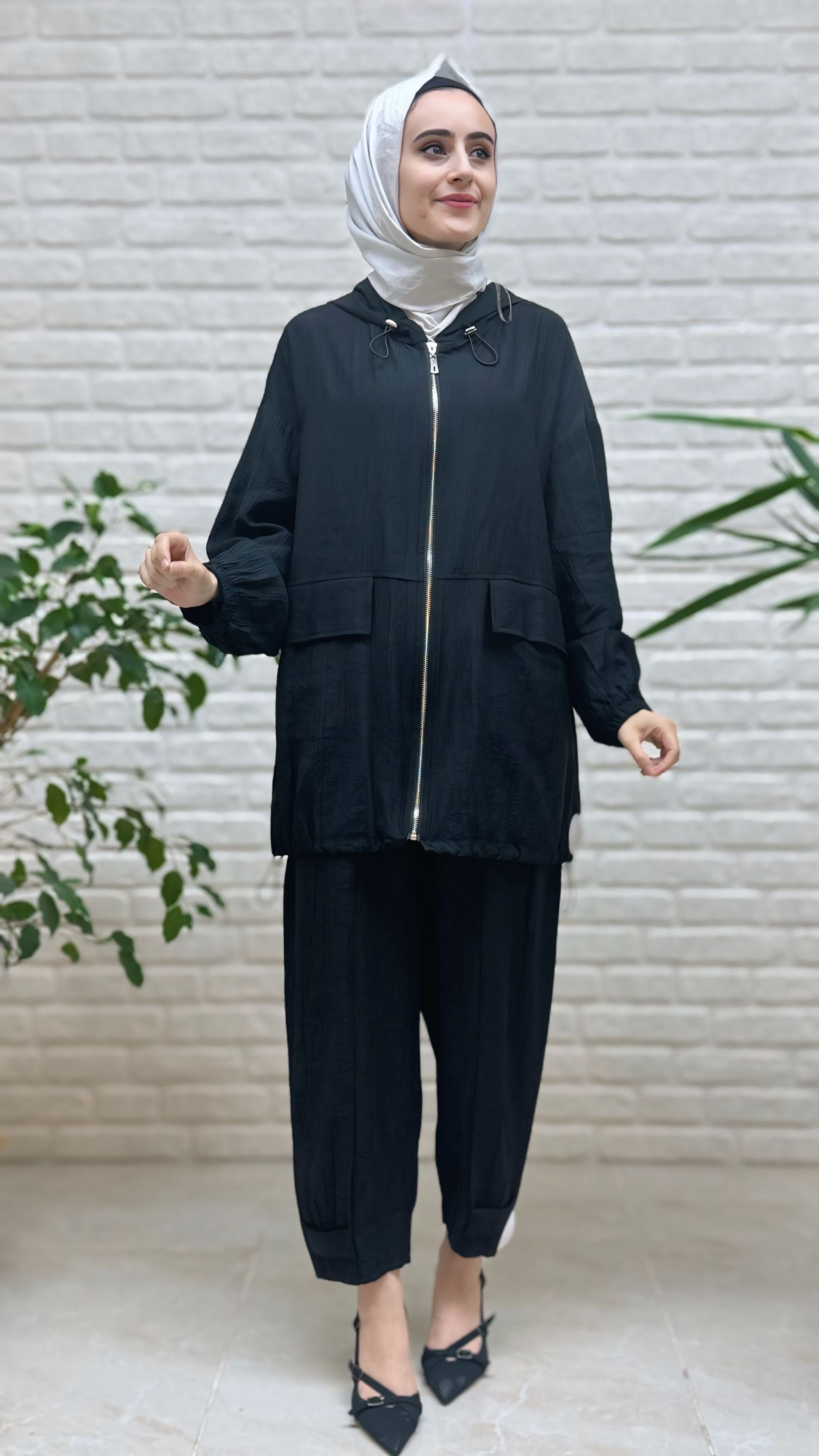 İkol Fermuarlı Bomber Takım 16416