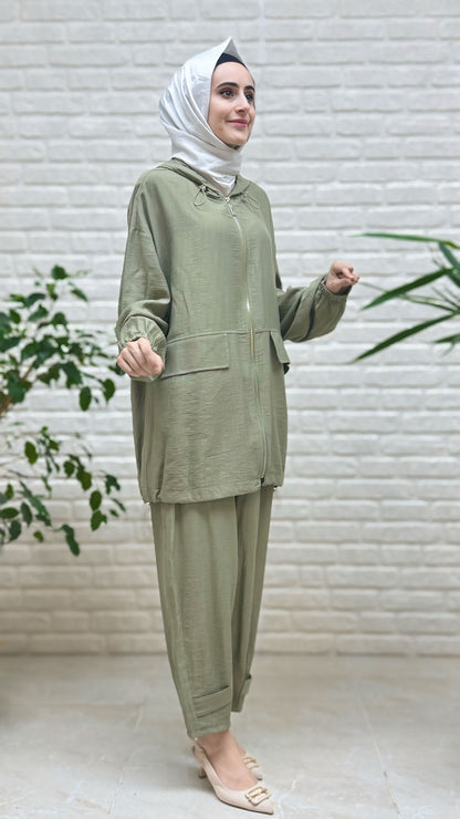 İkol Fermuarlı Bomber Takım 16416