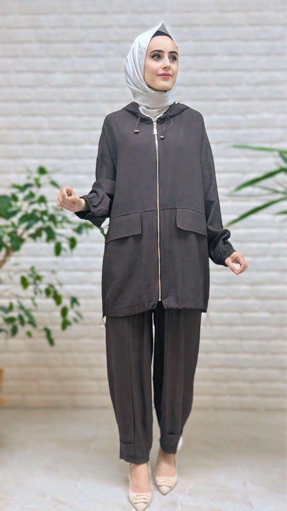 İkol Fermuarlı Bomber Takım 16416