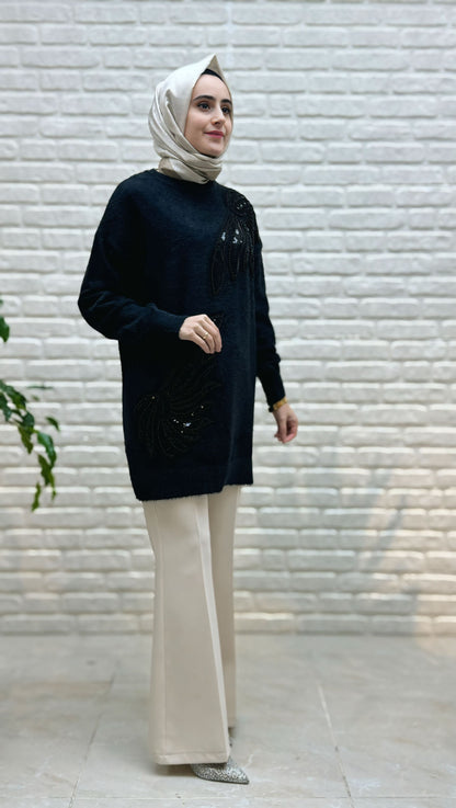 Nefise Taş Detaylı Angora