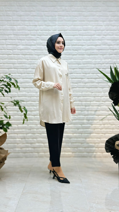 Esse Kuş  Detaylı Tunik 3008