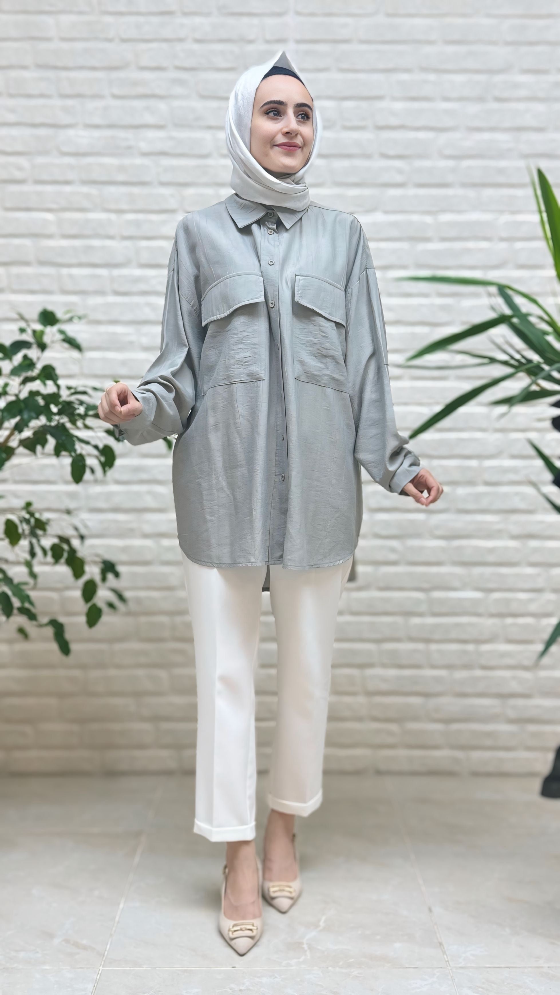 Eylül Oversize Gömlek 3926