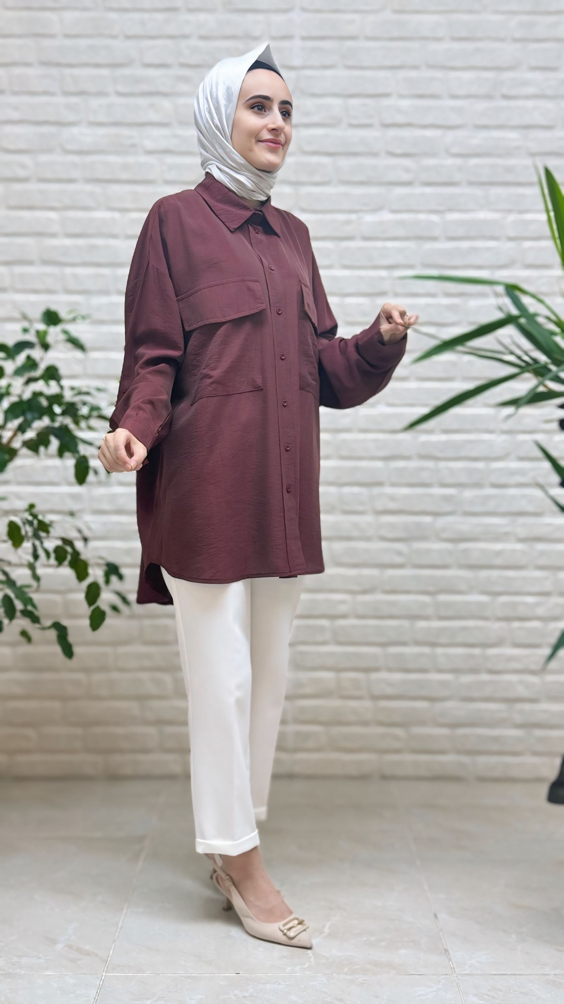 Eylül Oversize Gömlek 3926