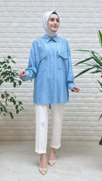 Eylül Oversize Gömlek 3926