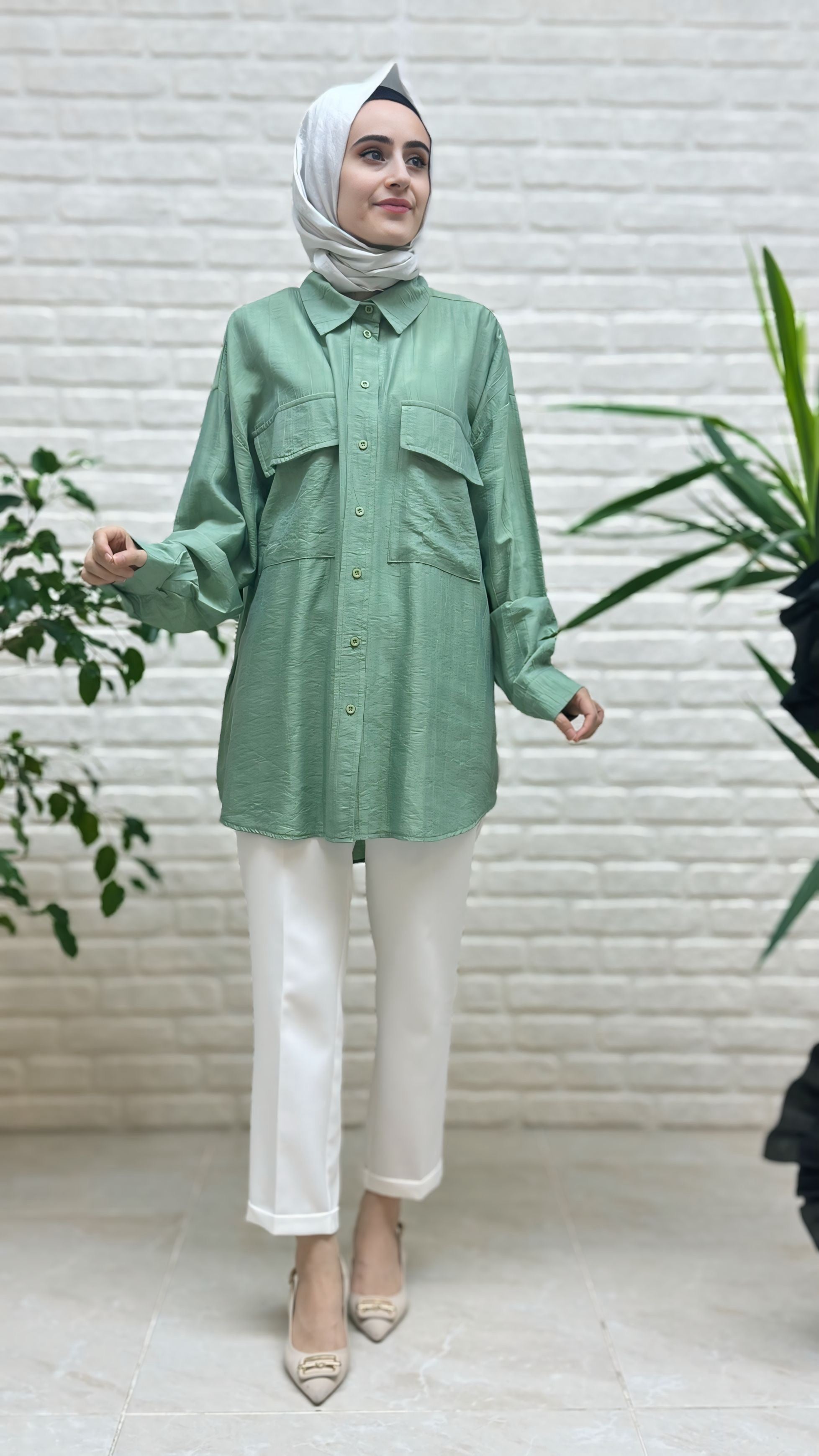 Eylül Oversize Gömlek 3926