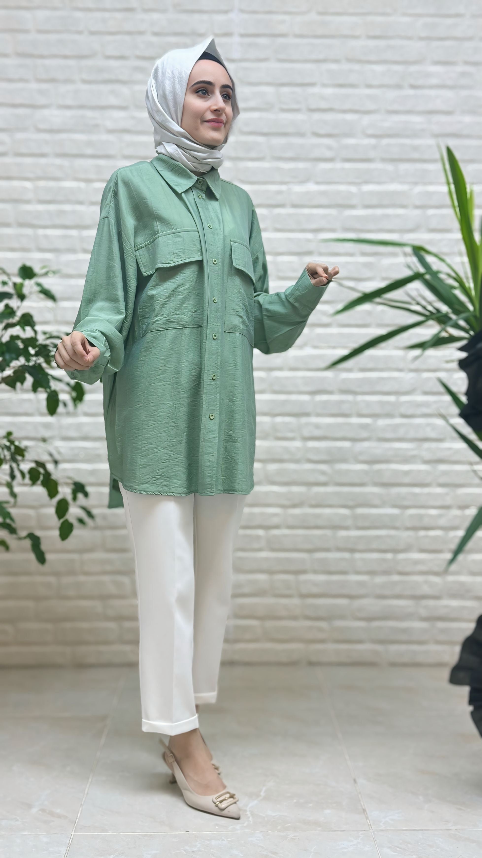 Eylül Oversize Gömlek 3926