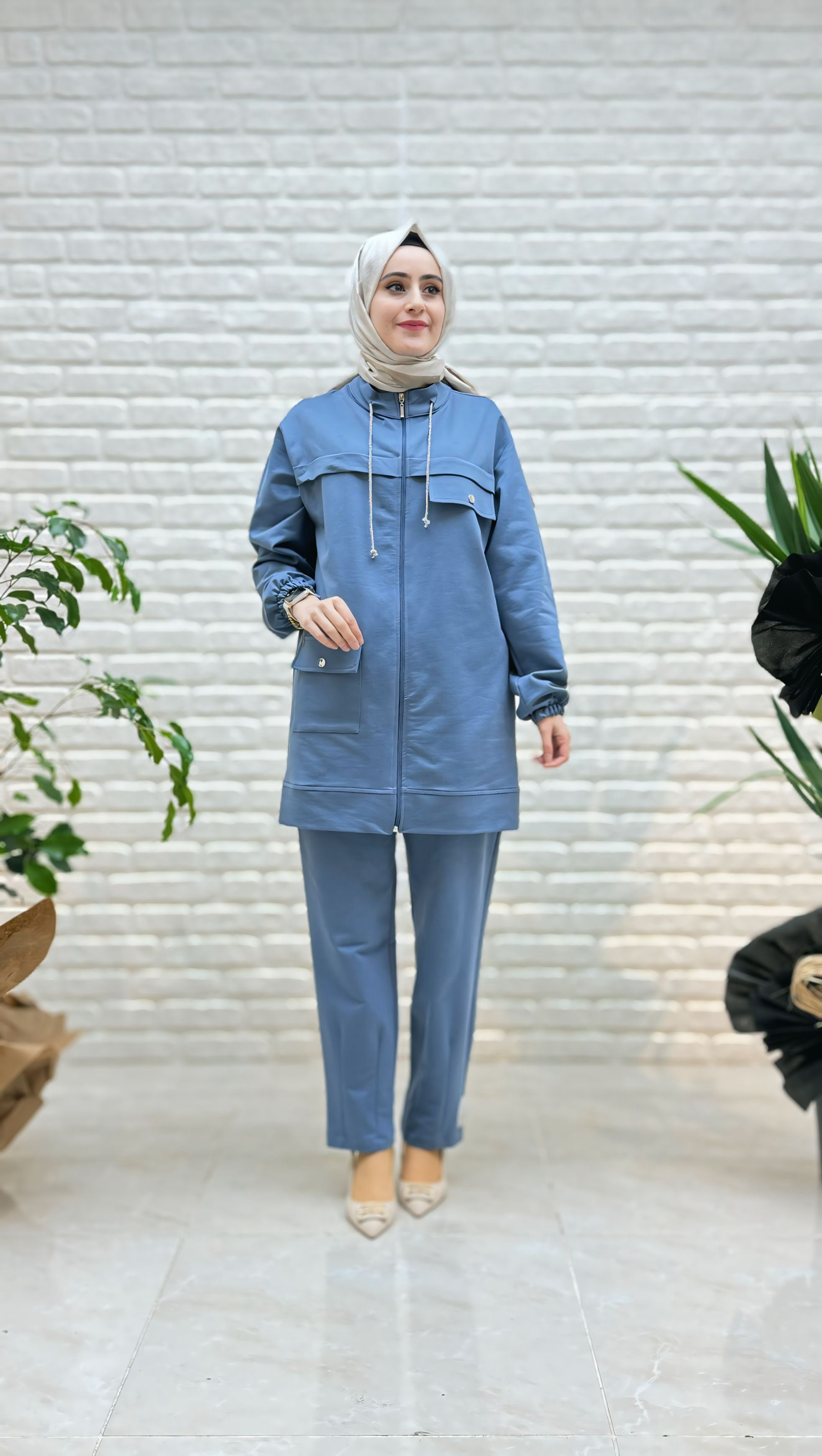 Alesya Pantolonlu Takım 9040