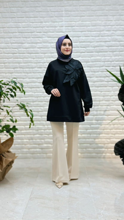 Beranisa Gül Detaylı Tunik 5263